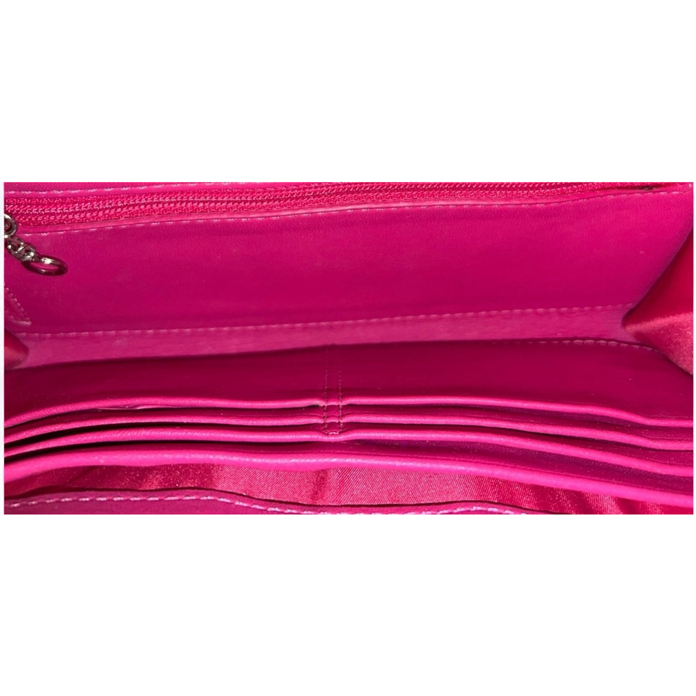 COACH Colorful Daisy Floral Graffiti Wallet Billfold Wristlet Pink Trim 8 x 4 - Picture 5 of 12